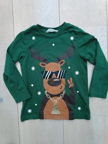 Stoer  X- Mas shirt met lange mouw maat 110-116

Groen.

€6, beschikbaar voor biedingen