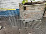 Voorfronten, Dieren en Toebehoren, Vogels | Hokken en Kooien, Ophalen of Verzenden, Gebruikt, Metaal, Vogelkooi
