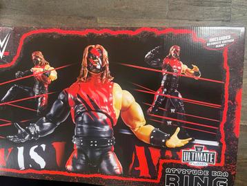 WWE Ultimate Attitude Ring + Kane Figuur - Nieuw! beschikbaar voor biedingen
