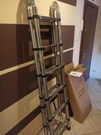 Telescoop vouwladder 3,8meter totaal, Doe-het-zelf en Verbouw, Ladders en Trappen, Ophalen of Verzenden, Zo goed als nieuw, 2 tot 4 meter
