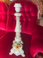Vintage Italiaanse Tafellamp - Bassano/Capodimonte Stijl, Ophalen of Verzenden