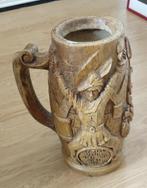 Belgische houtsnijwerk bierpul, volgnr 28, Ophalen of Verzenden