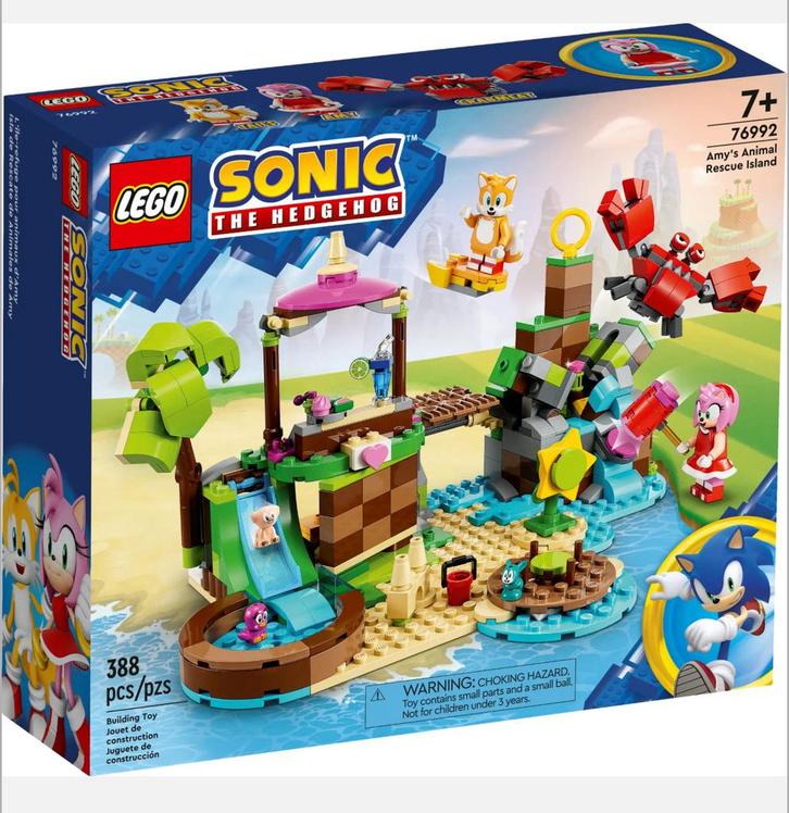 Nieuw: LEGO Sonic 76992: Amy's Animal Rescue Island, Kinderen en Baby's, Speelgoed | Duplo en Lego, Nieuw, Lego, Complete set