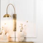 VtWonen Wandlamp Jupiter Boog - LED - Antiek brons - Dimbaar, Verzenden