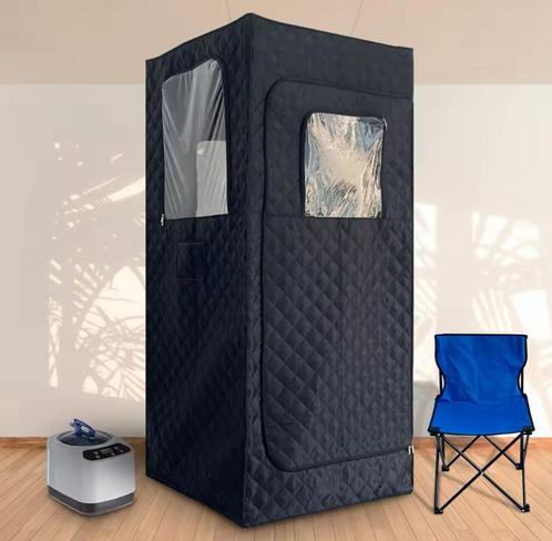 Nieuwe Sauna Tent 80x80x180 cm met Stoomgenerator, Sport en Fitness, Sauna, Nieuw, Ophalen of Verzenden