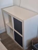 Wit Ikea Kallax kastje met vakken, Ophalen, Met plank(en), Gebruikt, Minder dan 100 cm