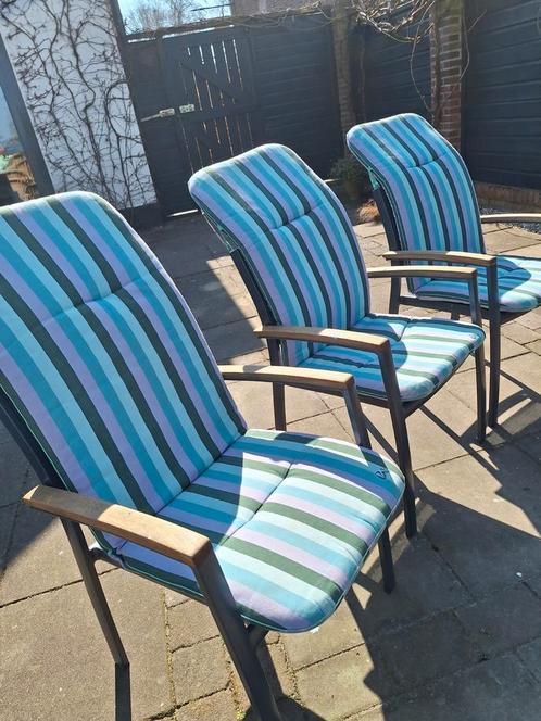 6 Tuinstoelkussens in zeer goede staat, Tuin en Terras, Tuinstoelen, Zo goed als nieuw, Ophalen of Verzenden