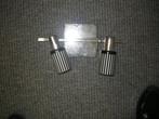 Plaat met 2 spotjes, Huis en Inrichting, Lampen | Spots, Ophalen, Gebruikt, Metaal of Aluminium, Plafondspot of Wandspot