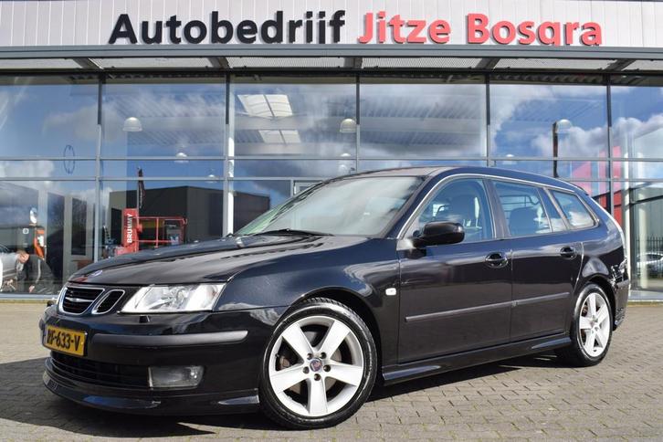 Saab 9-3 Sport Estate 2.8 V6 Turbo 250pk Automaat Aero Xenon, Auto's, Saab, Bedrijf, Te koop, Saab 9-3, ABS, Airbags, Airconditioning