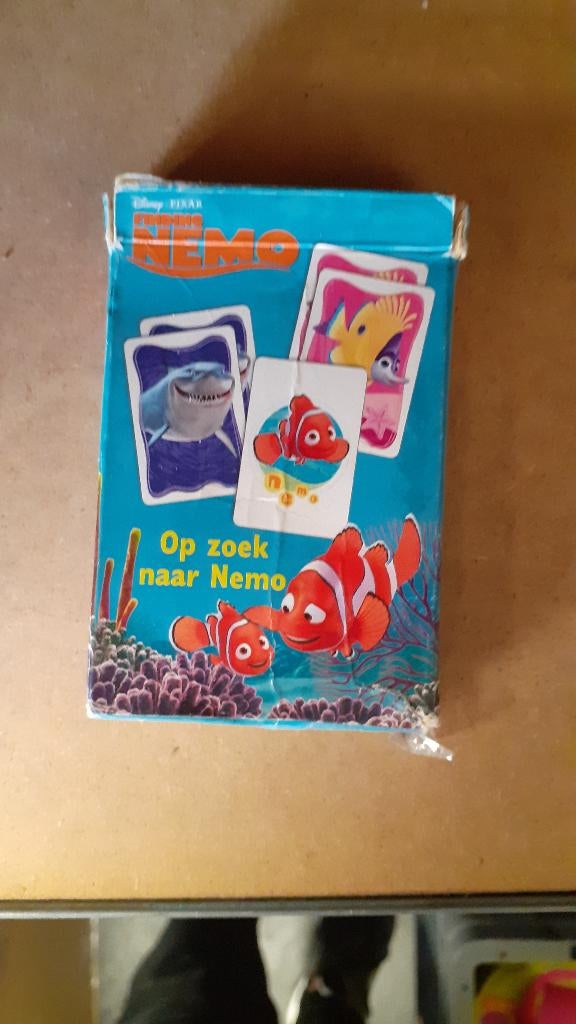 Spelletje Op Zoek naar Nemo, Verzamelen, Speelkaarten, Jokers en Kwartetten, Ophalen of Verzenden, Kwartet(ten)