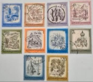 Oostenrijk 1972-1982 -  Landschappen - gest. zegels   - ab2 beschikbaar voor biedingen
