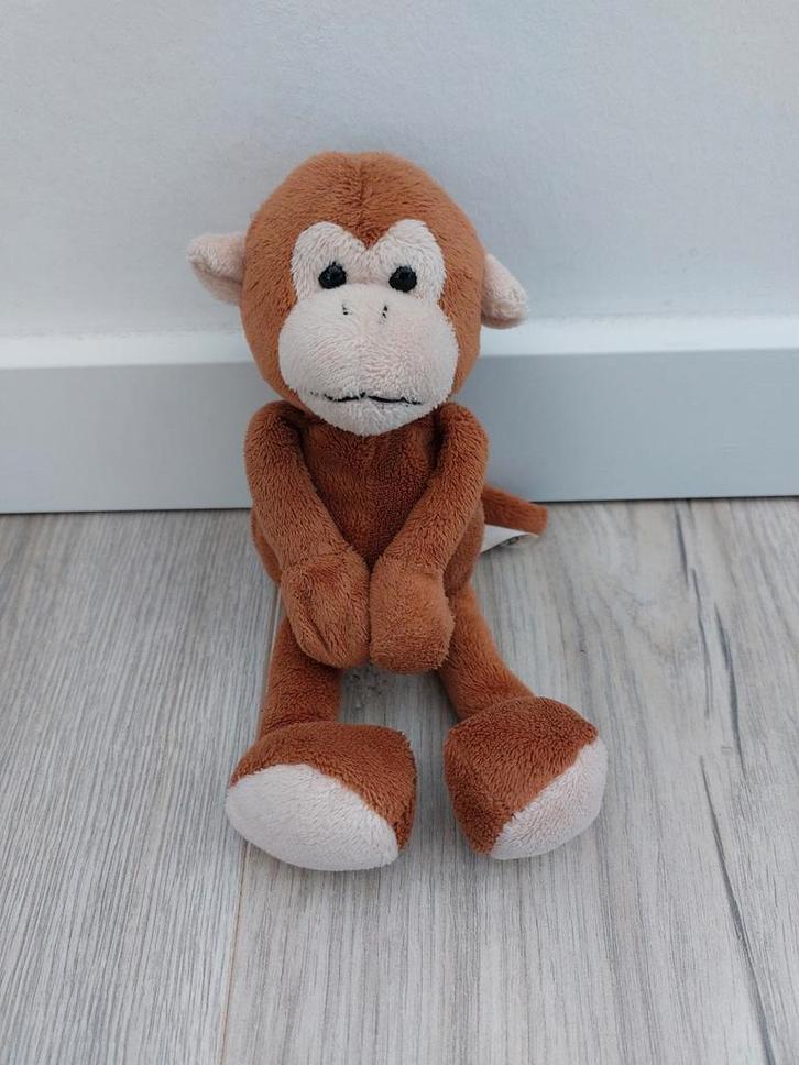 Knuffel Hema aap Monkey magneet L498, Kinderen en Baby's, Speelgoed | Knuffels en Pluche, Ophalen of Verzenden