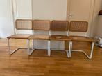 Vintage Cesca Buisframe Chroom stoelen, Huis en Inrichting, Stoelen, Ophalen of Verzenden, Zo goed als nieuw, Bruin