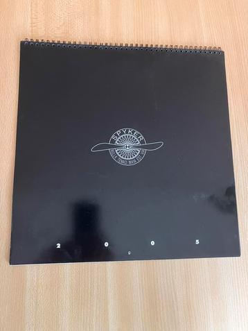 Spyker factory calendar 2005 - NEW and UNUSED