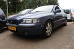 Volvo S60 2.4 benz / gas 439 dkm 4 drs leer automaat nw apk, Auto's, Gebruikt, Blauw, S60, 1529 kg