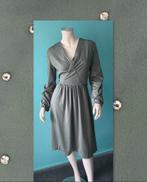 Vintage originele jaren 70 jurk olijfgroen maat 36, Groen, Gedragen, Knielengte, Vintage