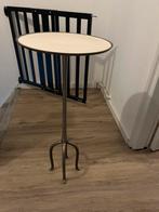 Riviera maison bijzettafeltje, Metaal of Aluminium, Ophalen of Verzenden, Zo goed als nieuw, 75 cm of meer