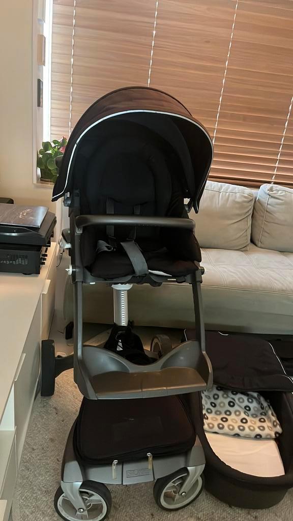 Stokke Xplory, Kinderen en Baby's, Kinderwagens en Combinaties, Gebruikt, Overige merken, Met reiswieg, Ophalen of Verzenden