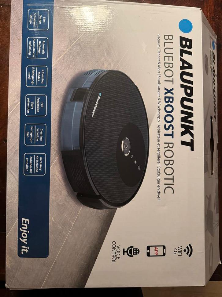 Blaupunkt Bluebot Xboost Robotstofzuiger, Witgoed en Apparatuur, Stofzuigers, Nieuw, Robotstofzuiger, Reservoir, Ophalen of Verzenden