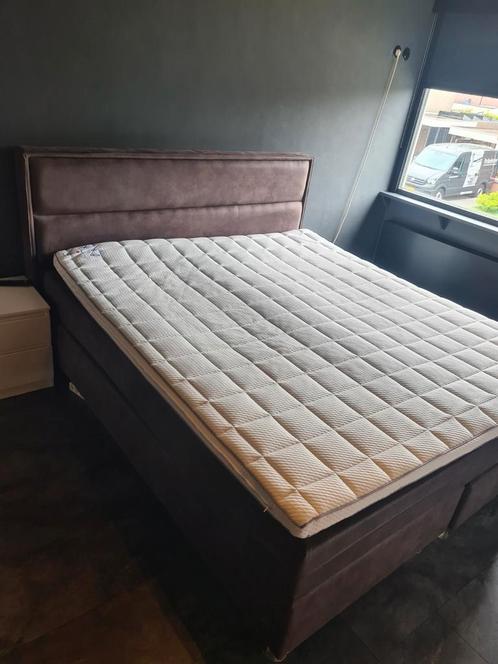 Tweepersoons bed te koop (Per direct beschikbaar!), Huis en Inrichting, Slaapkamer | Complete slaapkamers, Zo goed als nieuw, Tweepersoons