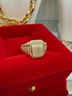 Prachtige 14 karaats gouden zegelring, Sieraden, Tassen en Uiterlijk, Ringen, Ophalen of Verzenden, Nieuw, Goud