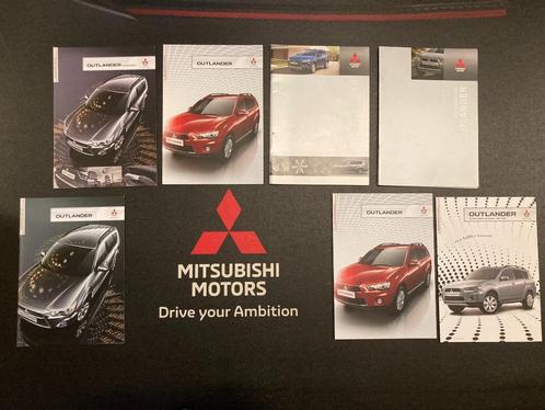 TEAB: 7 verschillende Mitsubishi Outlander 2010-2013 folders, Boeken, Auto's | Folders en Tijdschriften, Mitsubishi, Ophalen