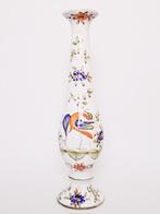 Grote vintage vaas keramiek Portugal vogel gekleurd wit, Huis en Inrichting, Woonaccessoires | Vazen, Ophalen, Wit, Aardewerk of Porselein