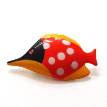 Leuke broche kleurrijke vis beschikbaar voor biedingen