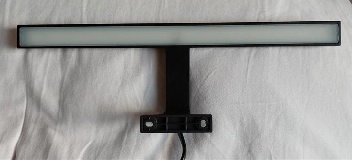 Badkamerlamp / Kastlamp LED Kleur: zwart, Huis en Inrichting, Lampen | Wandlampen, Nieuw, Kunststof, Metaal, Ophalen of Verzenden