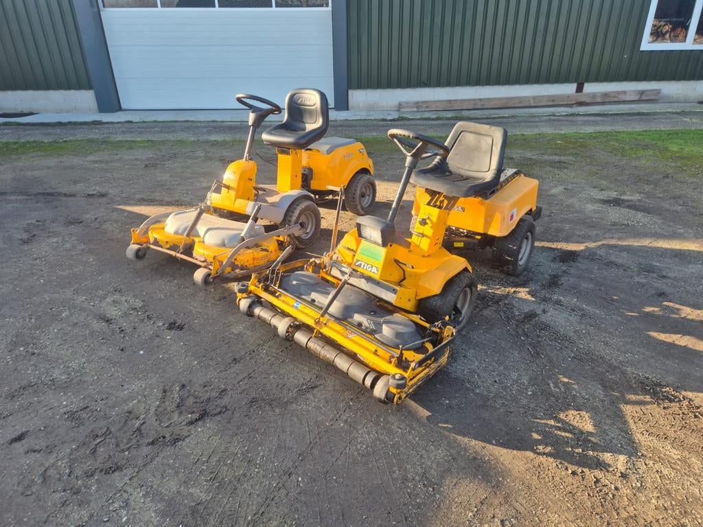 2 Zitmaaiers, Cirkelmaaier, Ophalen of Verzenden, Gebruikt, 50 cm of meer