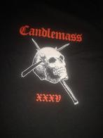 Candlemass tourshirt. Maat M., Kleding | Heren, T-shirts, Ophalen of Verzenden, Zo goed als nieuw, Zwart
