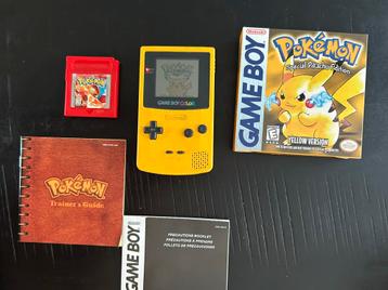 Game Boy color met Pokemon Red en Yellow beschikbaar voor biedingen