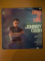 Johnny Cash - Ring of Fire (the best of Johnny Cash) lp, Ophalen of Verzenden, Gebruikt, 12 inch