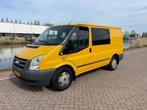 Ford Transit 260s 2.2 TDCI DC!RIJDT GOED!SCHAKELT GOED!BANDE, Origineel Nederlands, Te koop, 5 stoelen, Gebruikt