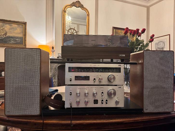 Vintage 2e JVC 31 Stereotoren Set in NL, Audio, Tv en Foto, Stereo-sets, Gebruikt, Tuner of Radio, Speakers, JVC, Losse componenten