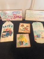 Ibiza Decoratie Set - Houten Borden, Ophalen of Verzenden, Gebruikt