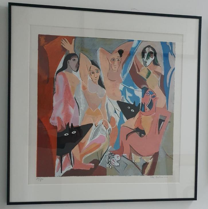 Gesigneerde litho – Peter Bastiaans, Antiek en Kunst, Kunst | Litho's en Zeefdrukken, Ophalen