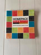 Boek Homepage Usability 50 websites deconstructed, Boeken, Informatica en Computer, Ophalen of Verzenden, Gelezen, Internet of Webdesign