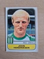 Panini Voetbal 82 John Hendriksen PEC Zwolle, Ophalen of Verzenden, Zo goed als nieuw, Overige binnenlandse clubs, Poster, Plaatje of Sticker