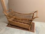 Vintage rotan wieg,, Kinderen en Baby's, Babywiegjes en Ledikanten, Ophalen, Gebruikt, Wieg