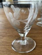 5 geslepen glaasjes, Antiek en Kunst, Ophalen of Verzenden