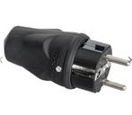 Stekker Showgear Rubber Schuko Connector Male, Nieuw, Ophalen of Verzenden, Showgear, Apparatuur