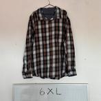 Angelo Litrico (Zonder Label) Overhemd 6XL Lange Mouwen, Kleding | Heren, Overhemd, Bruin, Angelo Litrico, Ophalen of Verzenden