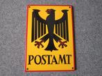 POSTAMT EMAILLE RECLAMEBORD, Verzamelen, Merken en Reclamevoorwerpen, Ophalen, Gebruikt, Reclamebord