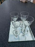 Antieke glaasjes mooi geslepen en onbeschadigd, Antiek en Kunst, Ophalen of Verzenden