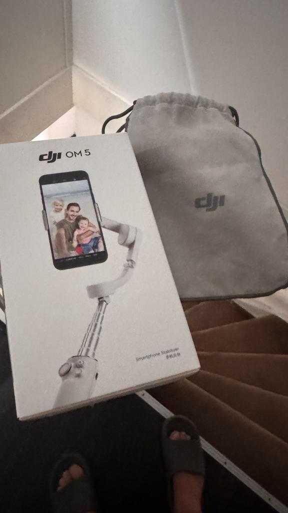 DJI osmo OM mobile 5 Stabilisator ZGAN, Audio, Tv en Foto, Fotografie | Statieven en Balhoofden, Zo goed als nieuw, Balhoofd, Minder dan 150 cm