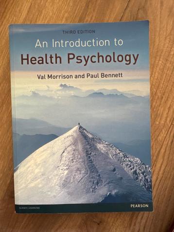 Inleiding tot Gezondheidspsychologie - Morrison & Bennett beschikbaar voor biedingen