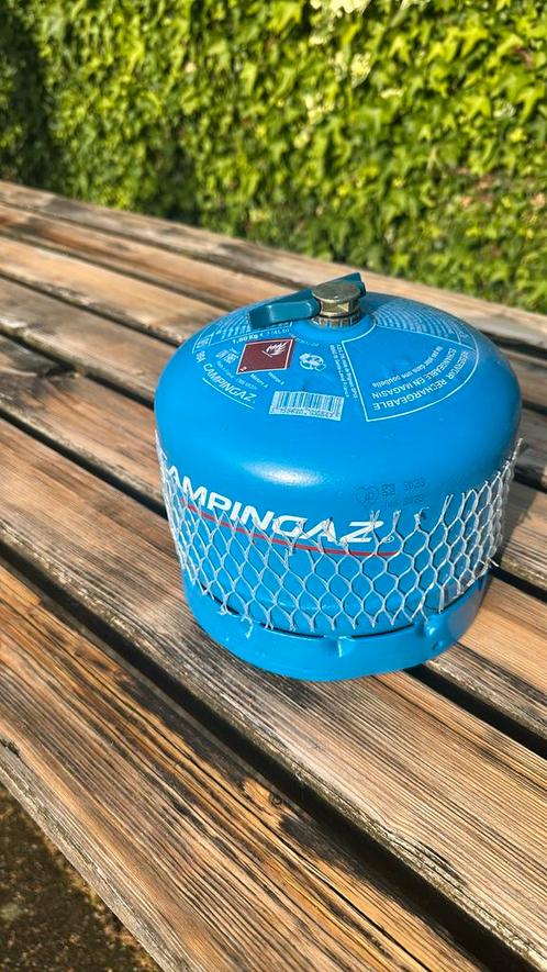 Campingaz 904 gasfles met halve vulling, Caravans en Kamperen, Kampeeraccessoires, Zo goed als nieuw, Ophalen