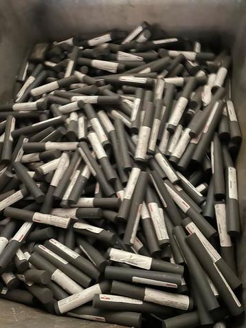 Kunststof PVC staf stukken 200x30mm beschikbaar voor biedingen