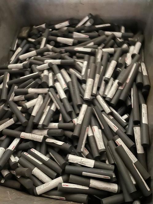 Kunststof PVC staf stukken 200x30mm, Doe-het-zelf en Verbouw, Metalen, Zo goed als nieuw, Ophalen